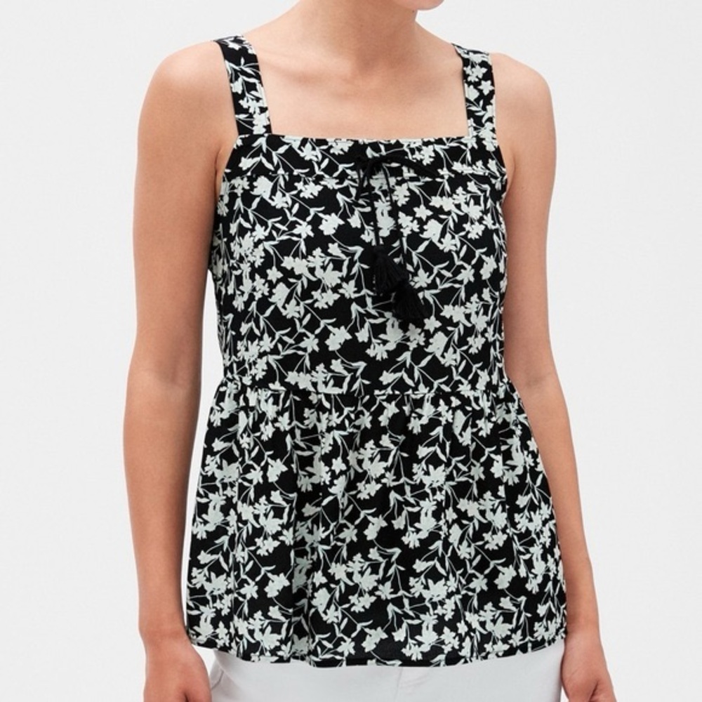 NWT Banana Republic Tank Baby‎ Doll Flowy Floral Blouse